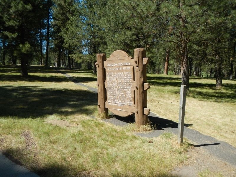 Williamson River Marker image. Click for full size.