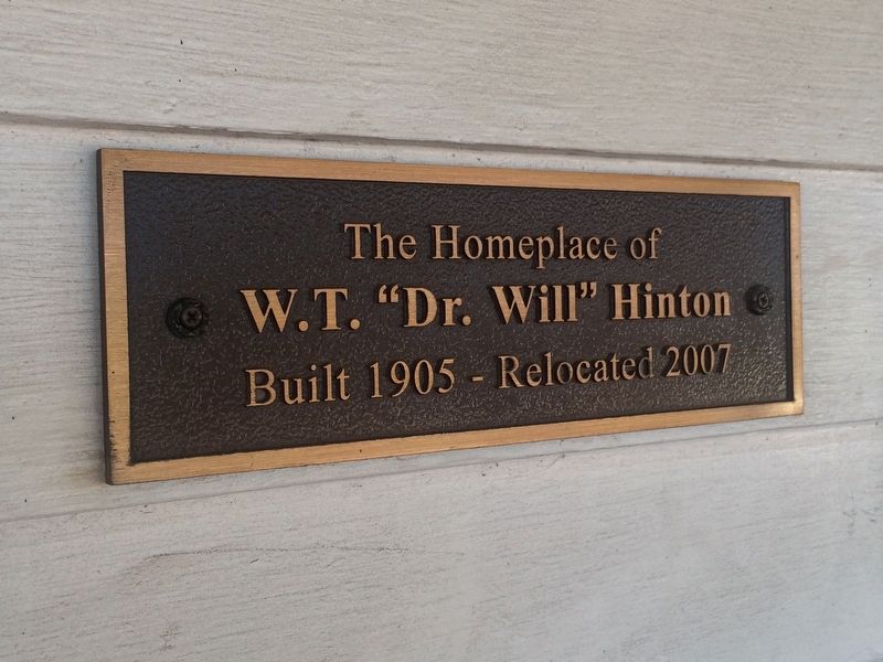 The Dr. William Hinton House Marker. Click for full size. The Dr. William Hinton House Marker image. Click for full size.