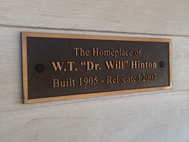 The Dr. William Hinton House Marker image. Click for full size.