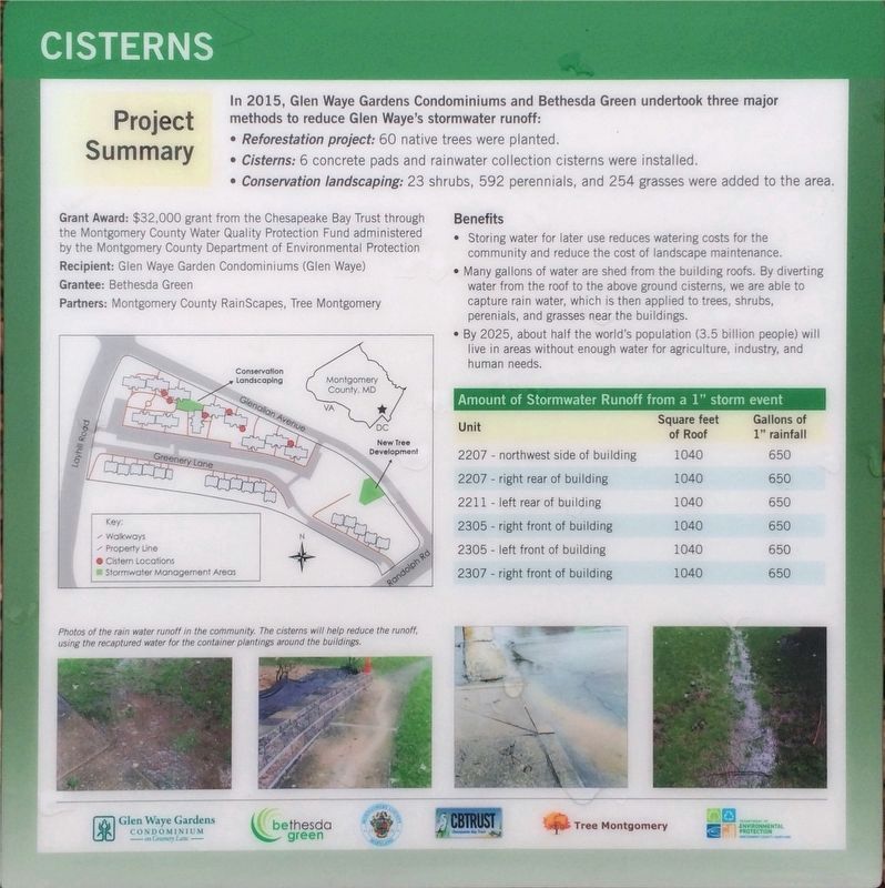 Cisterns Marker. Click for full size. Cisterns Marker image. Click for full size.