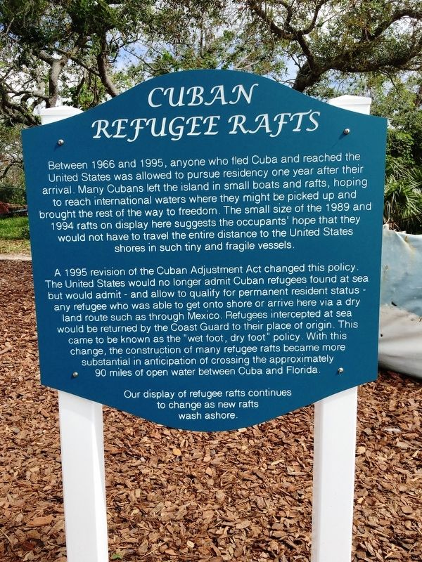 Cuban Refugee Rafts Marker image. Click for full size.