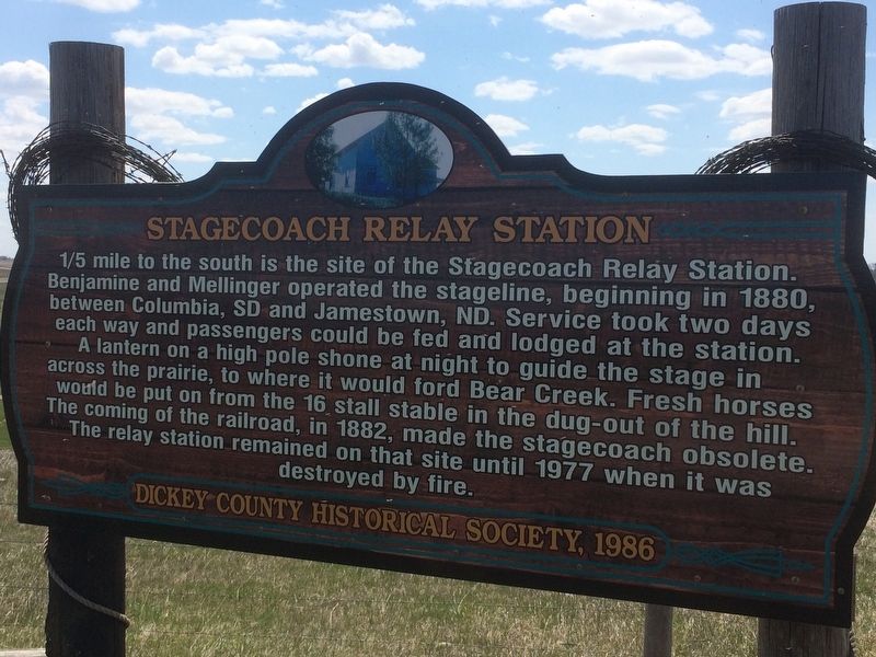 Stagecoach Relay Station Marker image. Click for full size.