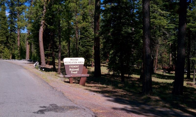 Mitchell Monument Recreation Area entrance image. Click for full size.