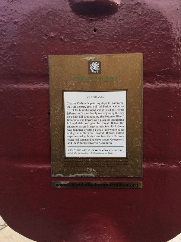 Kalorama Marker. Click for full size. Kalorama Marker image. Click for full size.