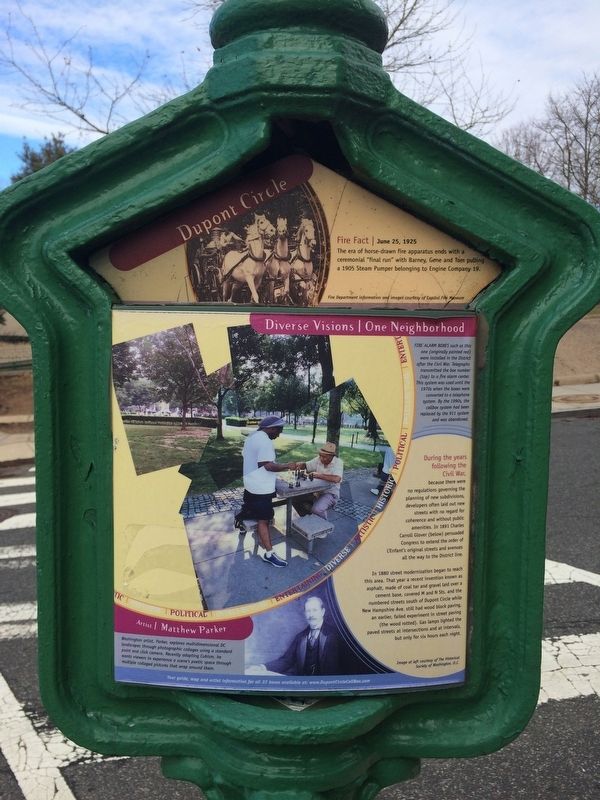 During the years following the Civil War Marker image. Click for full size.