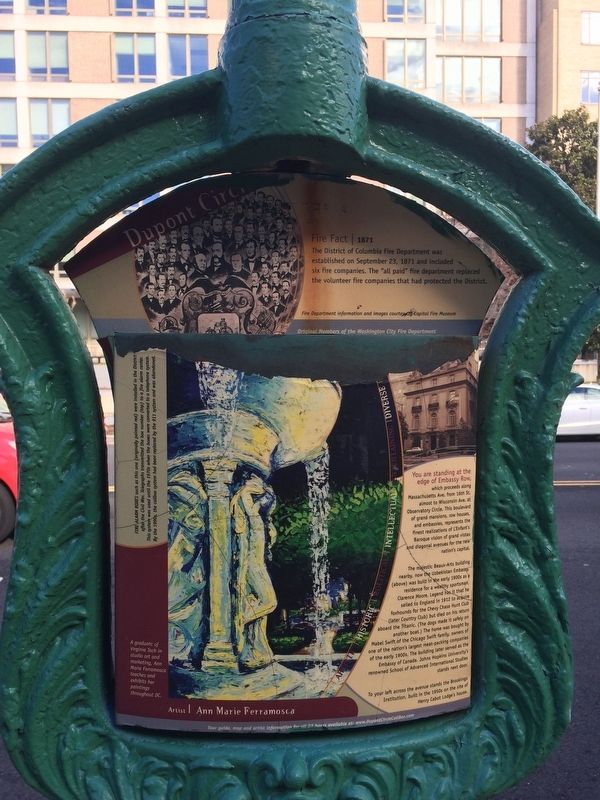 You are standing at the edge of Embassy Row Marker image. Click for full size.