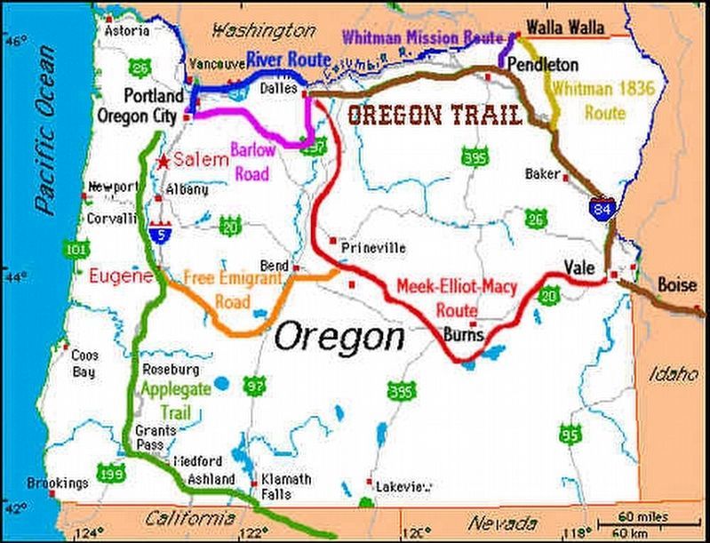 Emigrant Trail in Oregon image. Click for full size.
