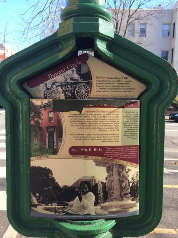 The Dupont Circle area has always been Marker image. Click for full size.