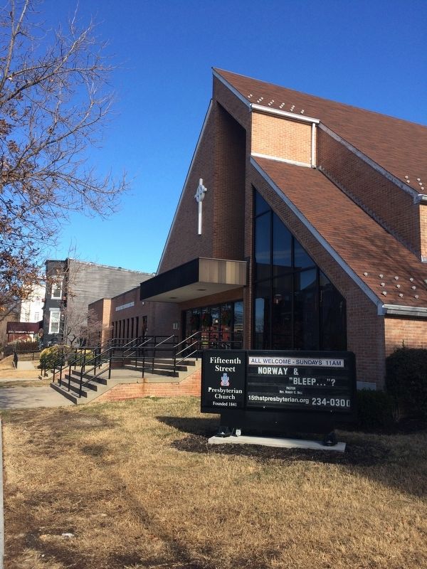 Fifteenth Street Presbyterian Church. Click for full size. Fifteenth Street Presbyterian Church image. Click for full size.