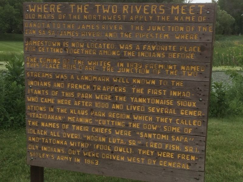 Where the two Rivers Meet Marker image. Click for full size.