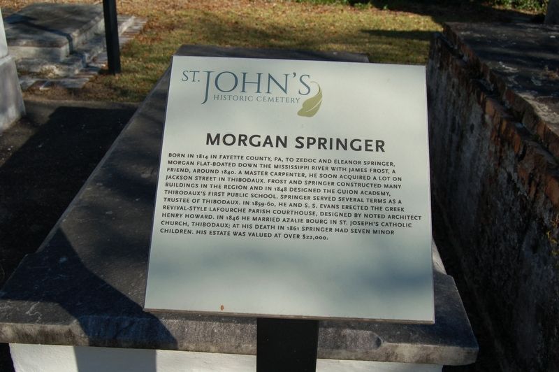 Morgan Springer Marker image. Click for full size.