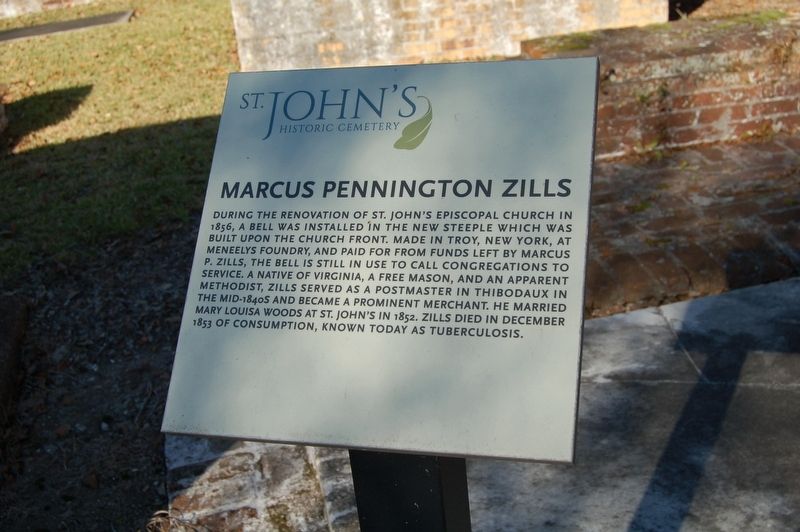 Marcus Pennington Zills Marker image. Click for full size.