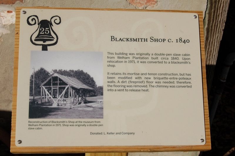 Blacksmith Shop Marker. Click for full size. Blacksmith Shop Marker image. Click for full size.