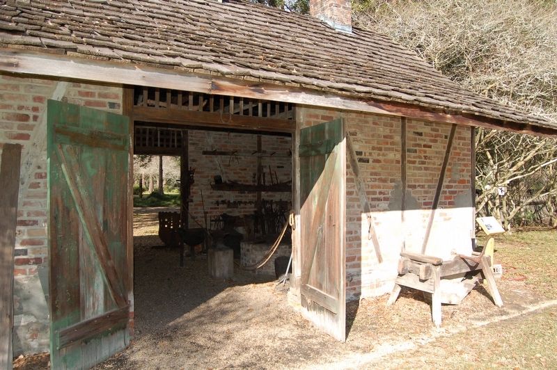 Blacksmith Shop Marker. Click for full size. Blacksmith Shop Marker image. Click for full size.
