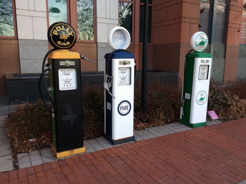 Three Gas Pumps Marker. Click for full size. Three Gas Pumps Marker image. Click for full size.