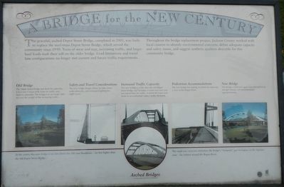 A Bridge for a New Century Marker image. Click for full size.