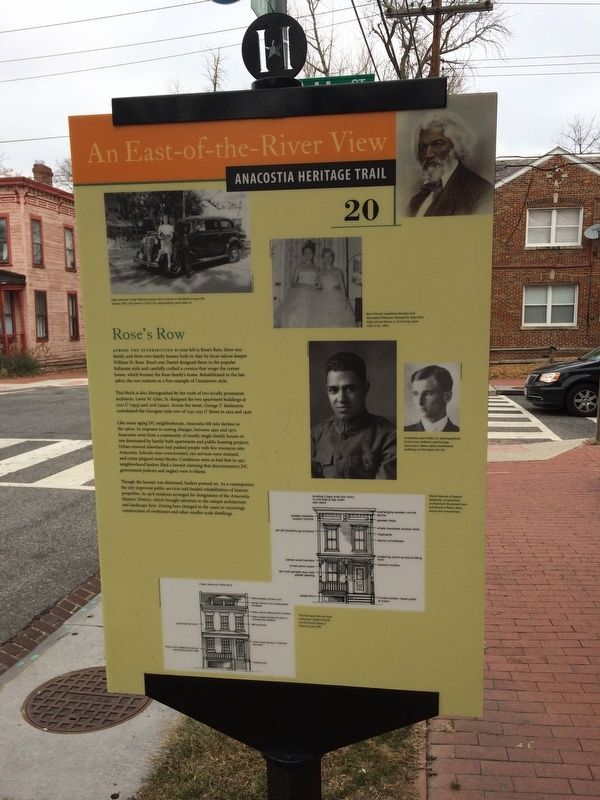 Rose's Row Marker. Click for full size. Rose's Row Marker image. Click for full size.