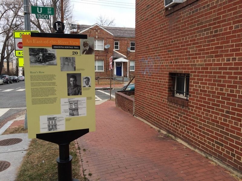 Rose's Row Marker. Click for full size. Rose's Row Marker image. Click for full size.