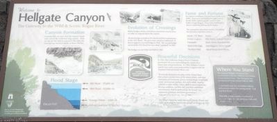 Hellgate Canyon Marker image. Click for full size.