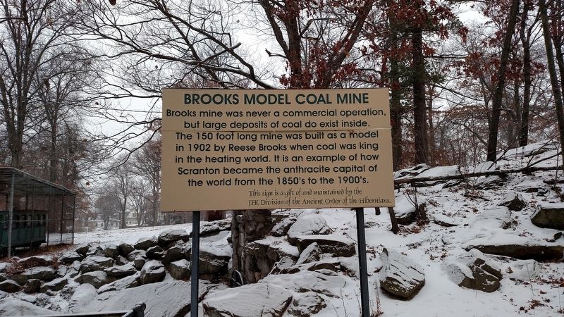 Brooks Model Coal Mine Marker image. Click for full size.