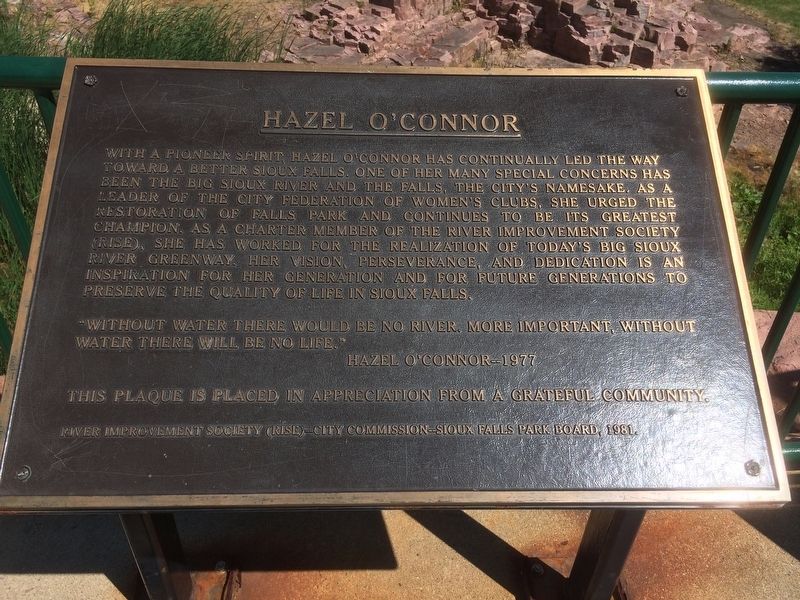 Hazel O'Connor Marker. Click for full size. Hazel O'Connor Marker image. Click for full size.