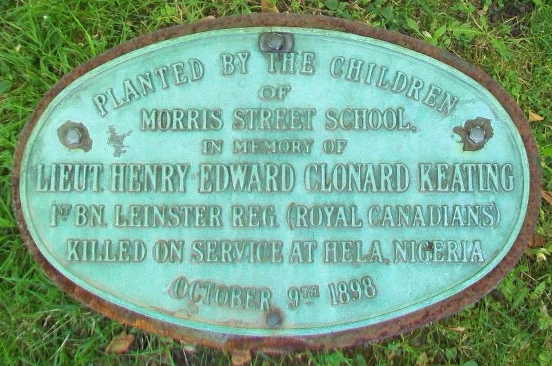 Lieut. Henry Edward Clonard Keating Marker image. Click for full size.