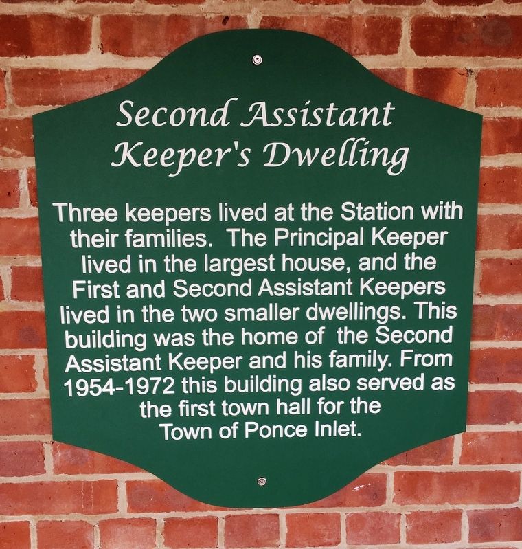 Second Assistant Keeper's Dwelling Marker. Click for full size. Second Assistant Keeper's Dwelling Marker image. Click for full size.