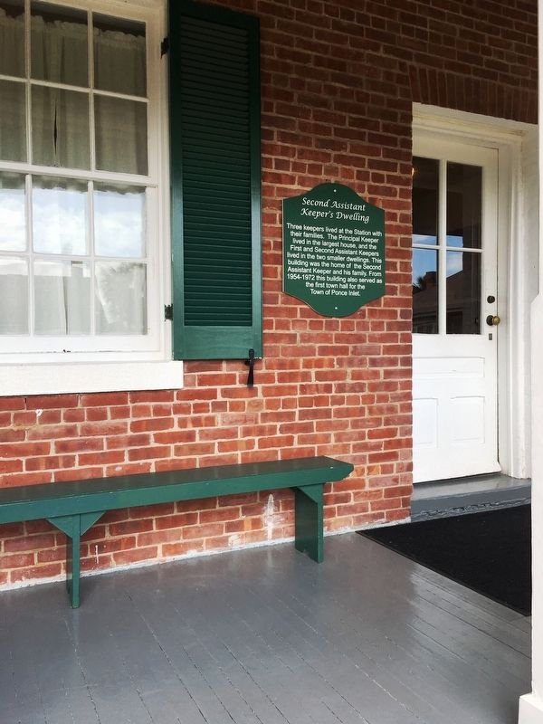 Second Assistant Keeper's Dwelling Marker. Click for full size. Second Assistant Keeper's Dwelling Marker image. Click for full size.