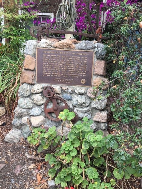 The History of the Site of the Shade Tree Marker. Click for full size. The History of the Site of the Shade Tree Marker image. Click for full size.