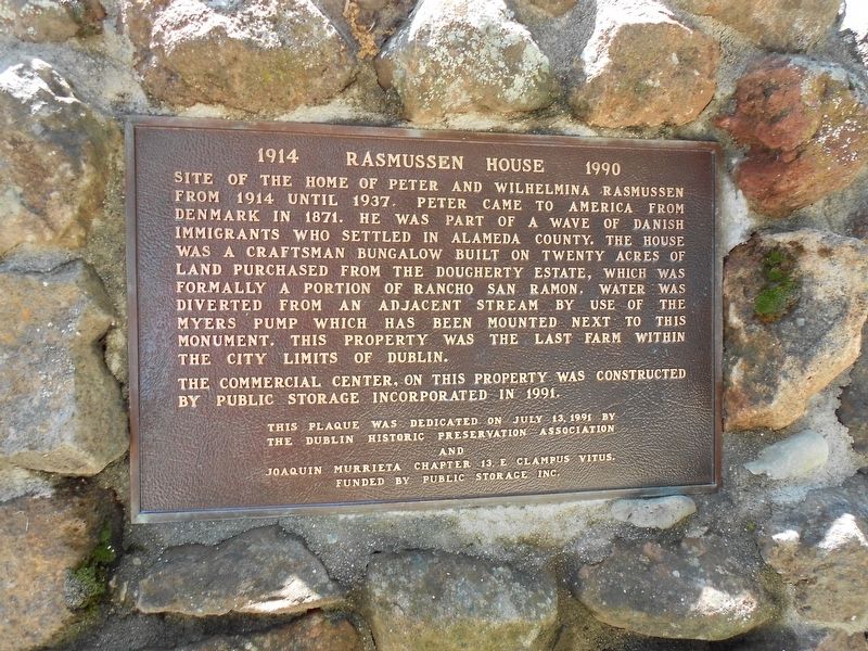 1914 Rasmussen House 1990 Marker. Click for full size. 1914 Rasmussen House 1990 Marker image. Click for full size.