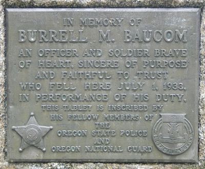 Burrell M. Baucom Marker image. Click for full size.