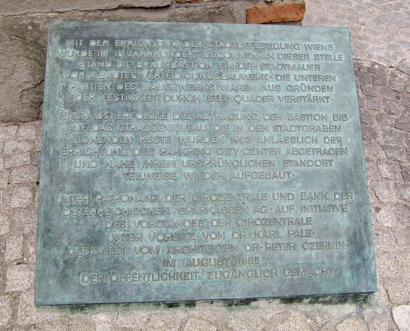 Braunbastion Marker image. Click for full size.