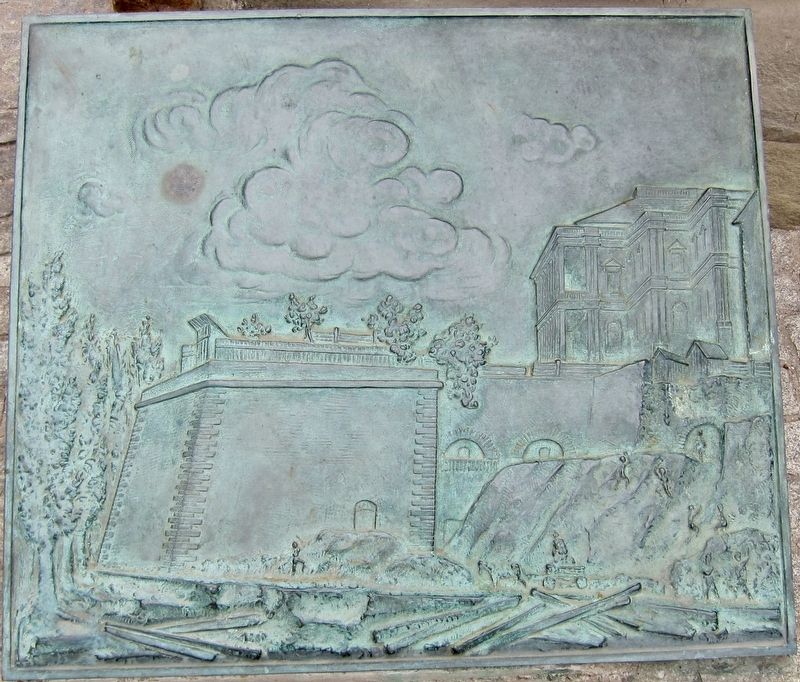 Braunbastion - Plaque Illustration image. Click for full size.