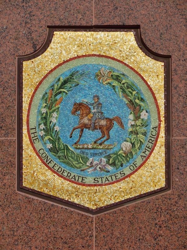 C.S.A. Seal Mosaic (1861-1865). Click for full size. C.S.A. Seal Mosaic (1861-1865) image. Click for full size.