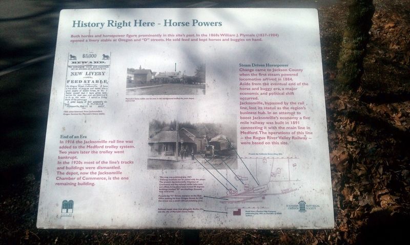 History Right Here - Horse Powers Marker image. Click for full size.