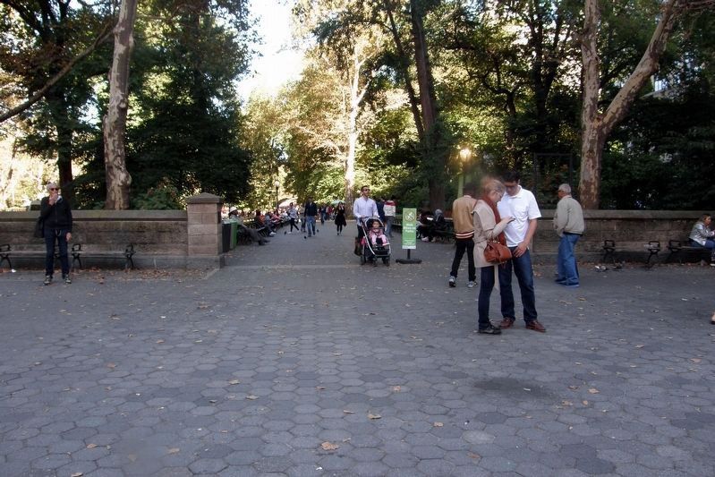 Doris C. Freedman Plaza. Click for full size. Doris C. Freedman Plaza image. Click for full size.