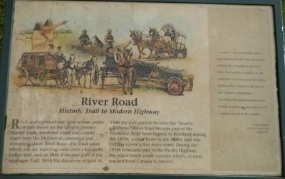 River Road Marker image. Click for full size.