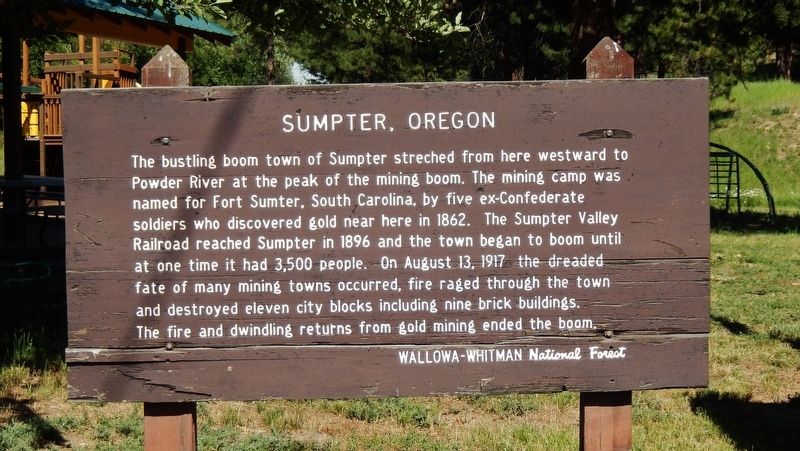 Sumpter Oregon Marker image. Click for full size.