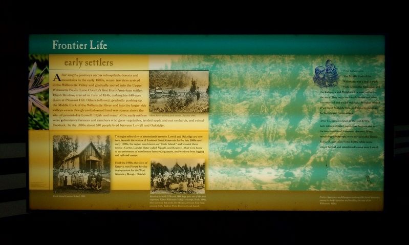 Frontier Life Marker image. Click for full size.