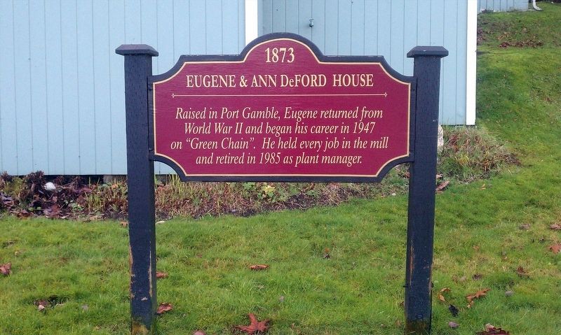 Eugene & Ann DeFord House Marker image. Click for full size.