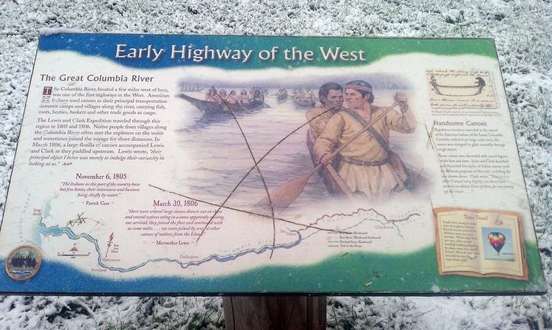 Early Highway of the West Marker image. Click for full size.