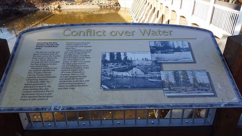 Conflict Over Water Marker. Click for full size. Conflict Over Water Marker image. Click for full size.