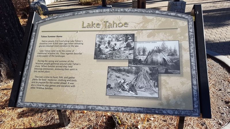 Lake Tahoe Marker image. Click for full size.