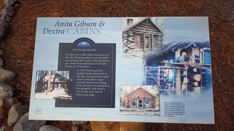 Anita Gibson & Dextra Cabins Marker. Click for full size. Anita Gibson & Dextra Cabins Marker image. Click for full size.
