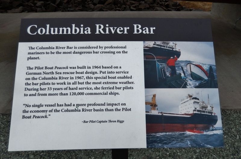 Columbia River Bar Marker image. Click for full size.