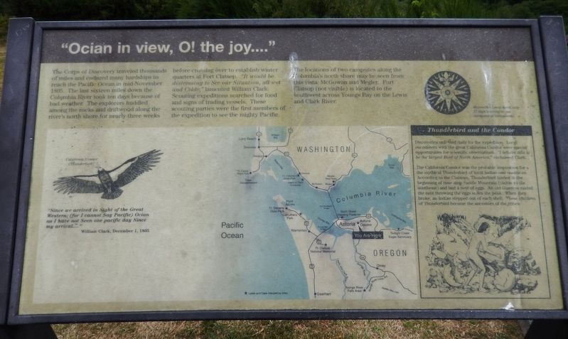 "Ocian in view, O! the Joy..." Marker image. Click for full size.