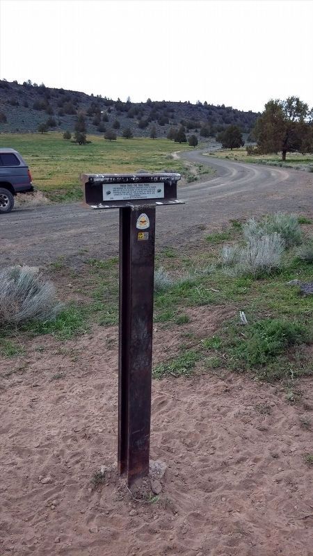 Yreka Trail - The Trail Forks Marker. Click for full size. Yreka Trail - The Trail Forks Marker image. Click for full size.