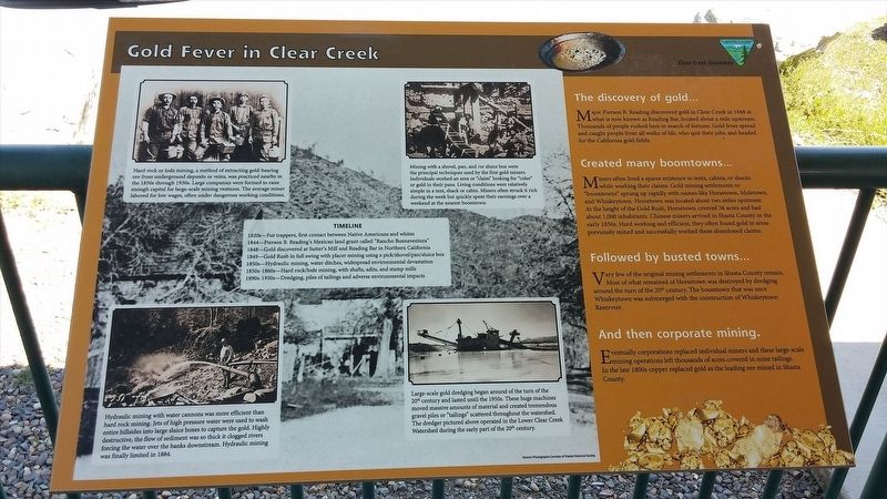 Gold Fever in Clear Creek Marker image. Click for full size.