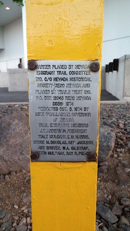 Emigrant Trail--Truckee River Route Marker image. Click for full size.