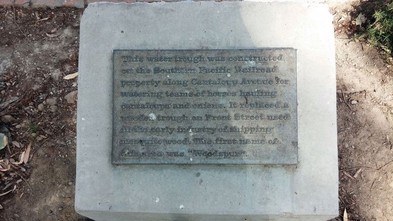 Water Trough Marker. Click for full size. Water Trough Marker image. Click for full size.